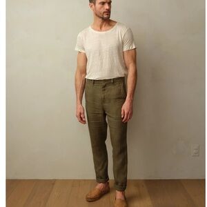 Road to Nowhere Mens Tonga Trouser in Linen size 33